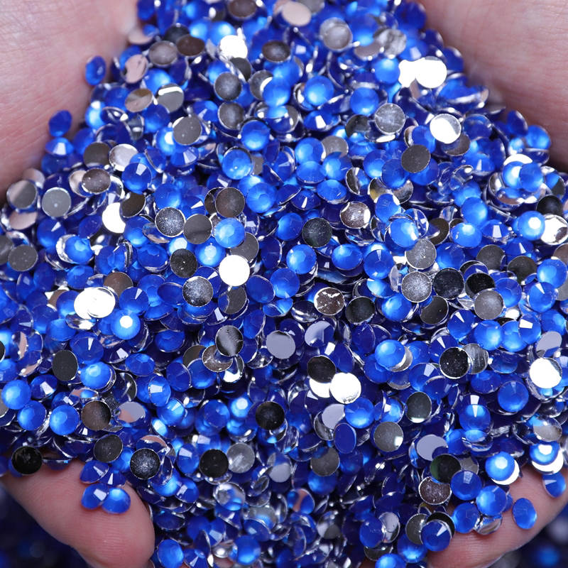 Neon Silver Back Resin Rhinestones