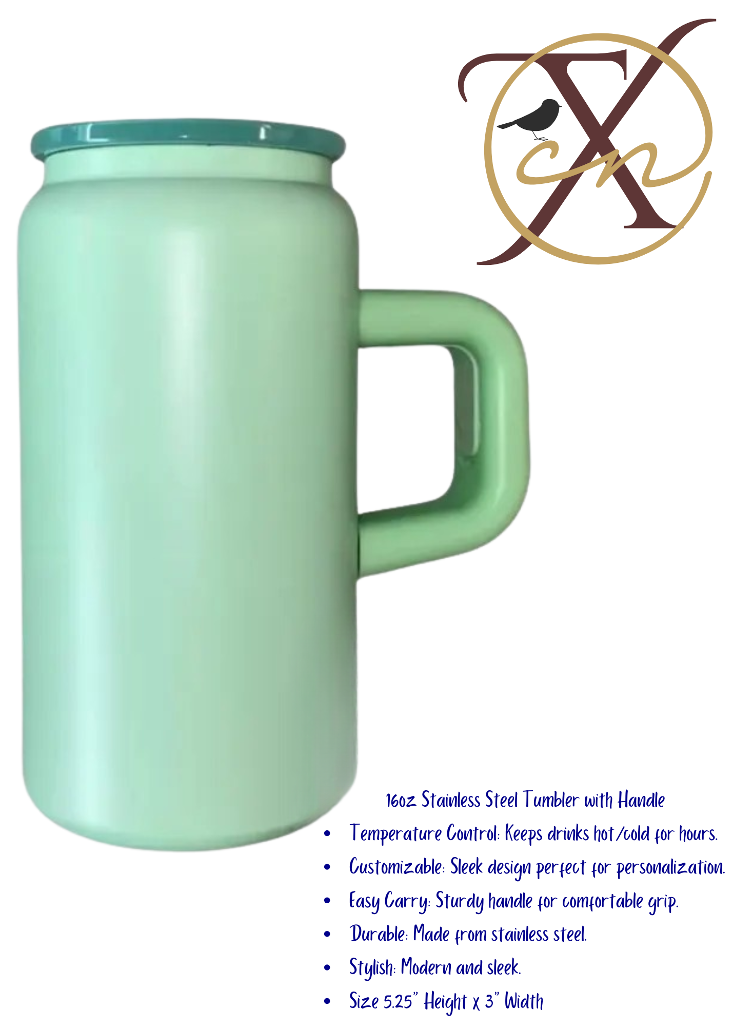 16oz Stainless Steel Tumblers