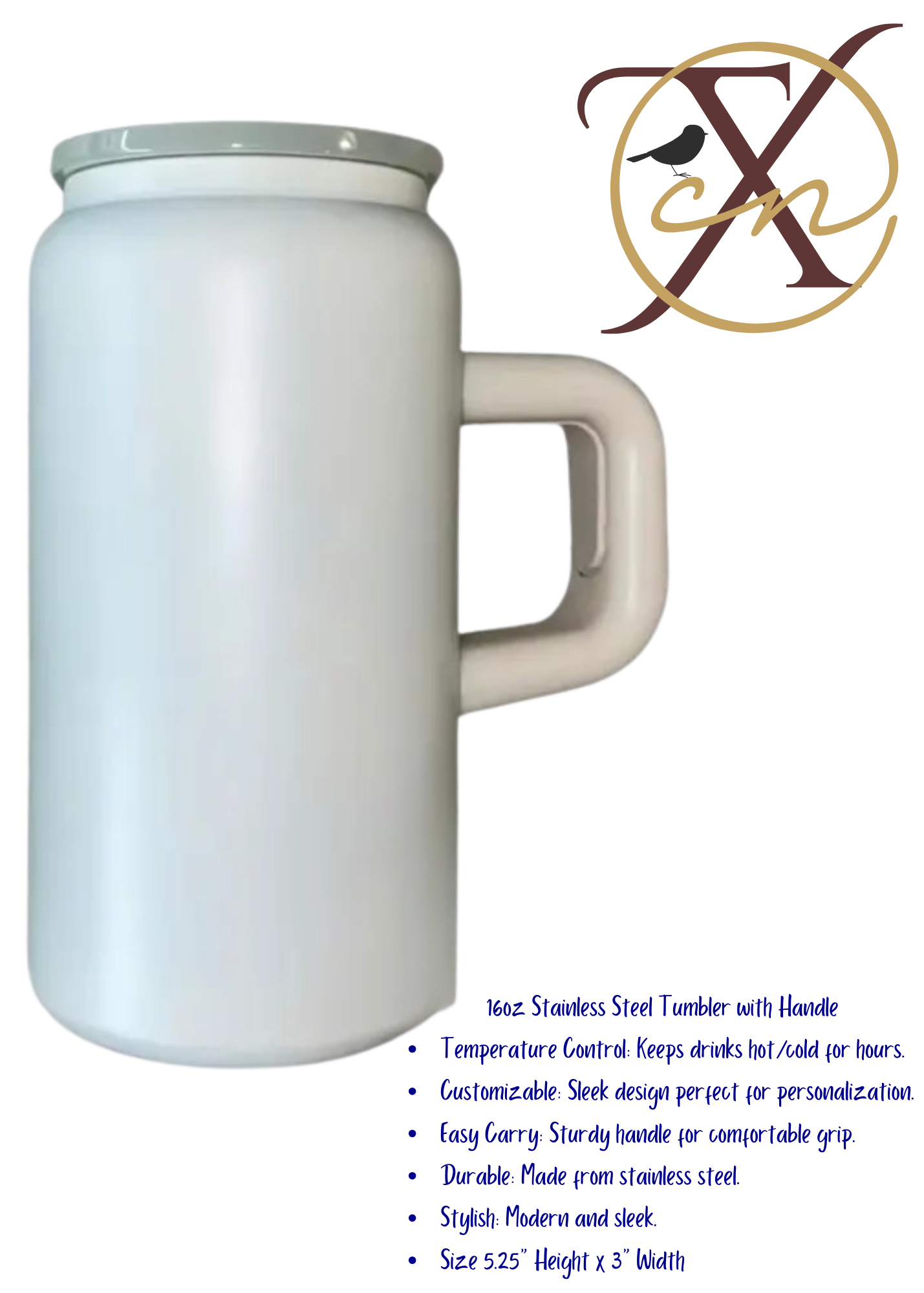 16oz Stainless Steel Tumblers