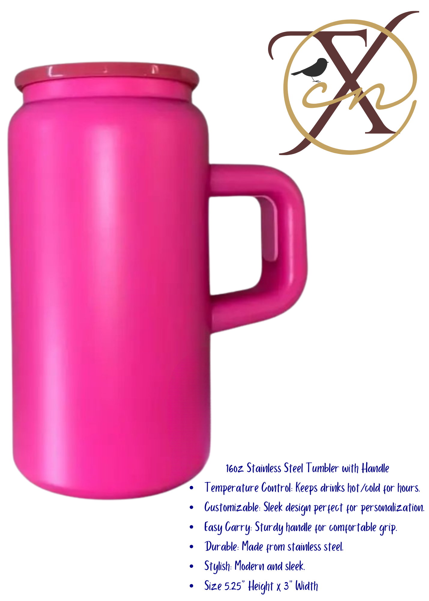 16oz Stainless Steel Tumblers
