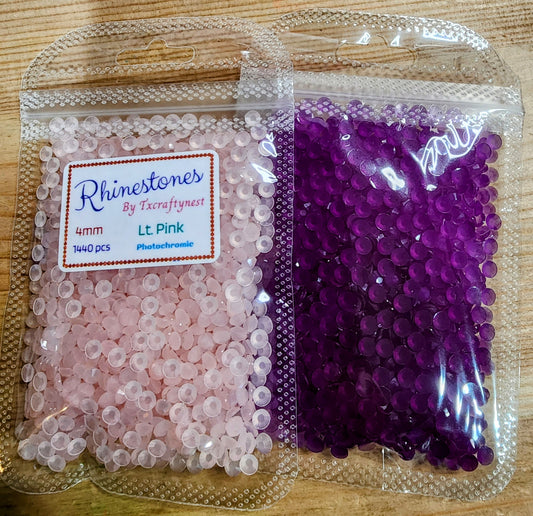 Photochromic Resin Rhinestones