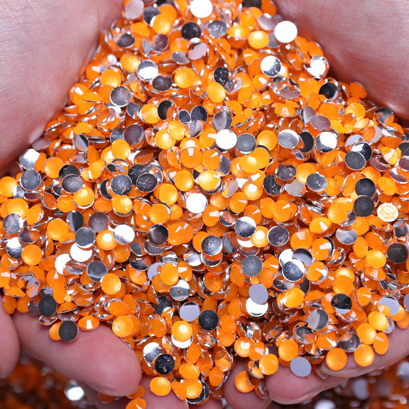 Neon Silver Back Resin Rhinestones