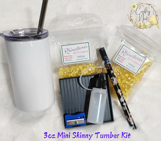 Rhinestone Mini Shot Tumbler Kit for CCD Project
