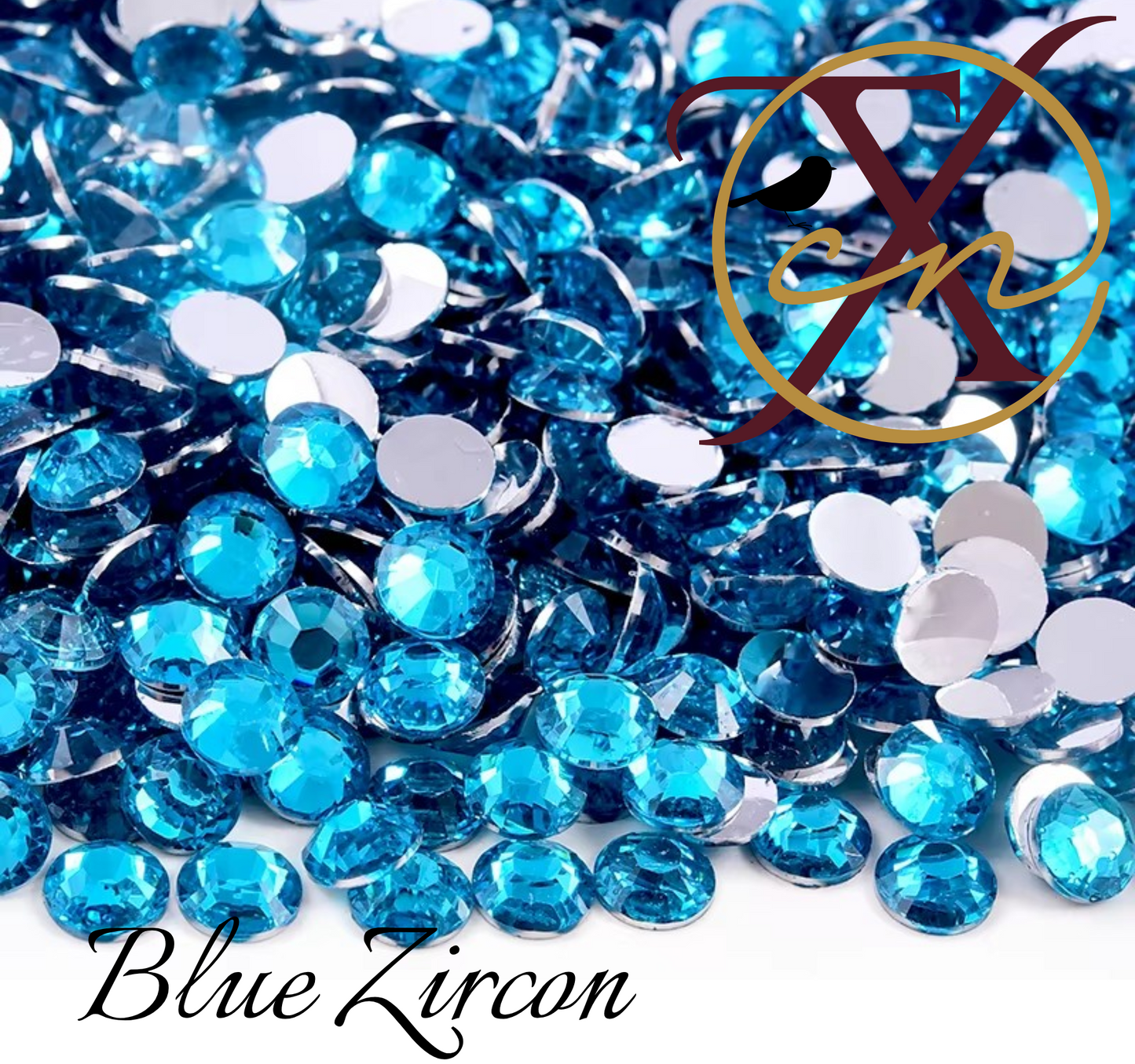 Silver Back Resin Rhinestones
