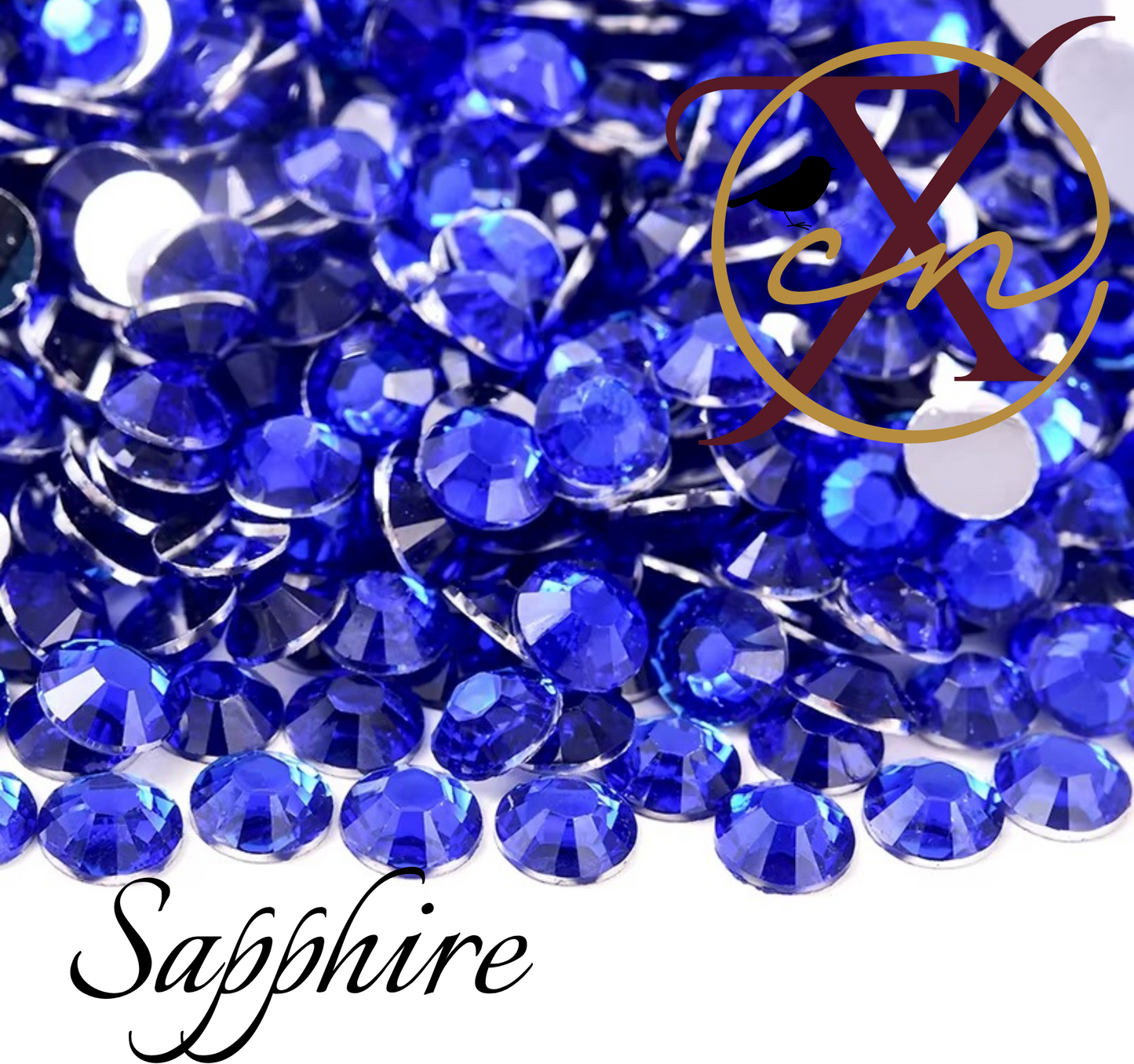 Silver Back Resin Rhinestones