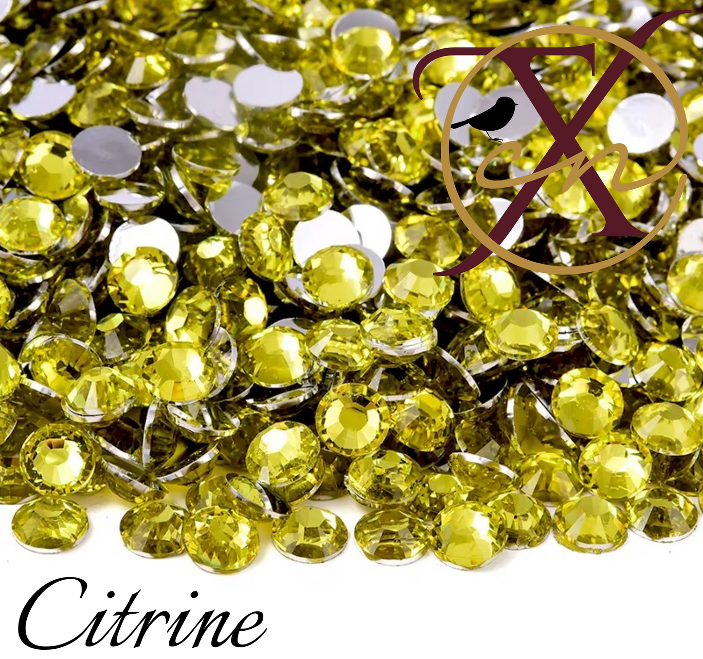 Silver Back Resin Rhinestones