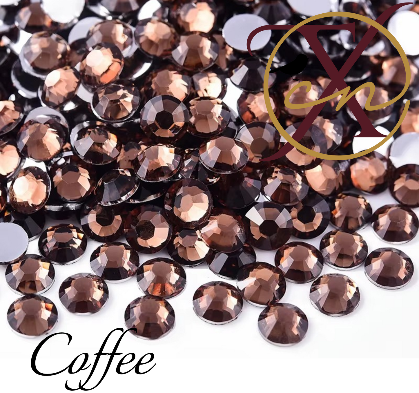 Silver Back Resin Rhinestones