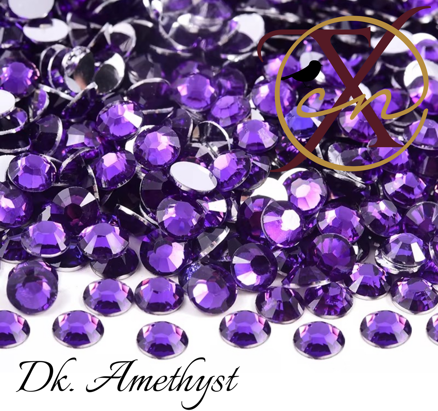 Silver Back Resin Rhinestones