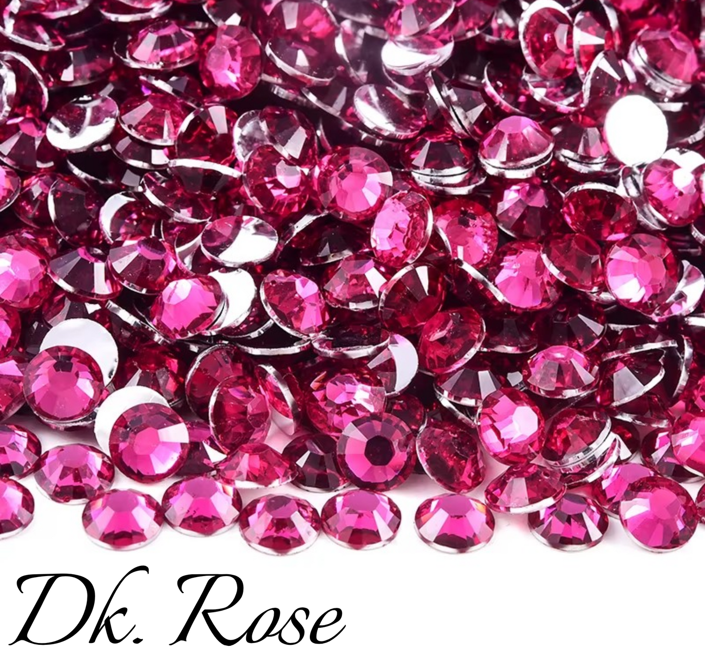 Silver Back Resin Rhinestones