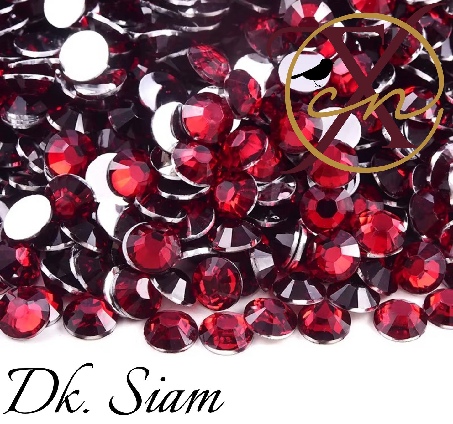 Silver Back Resin Rhinestones