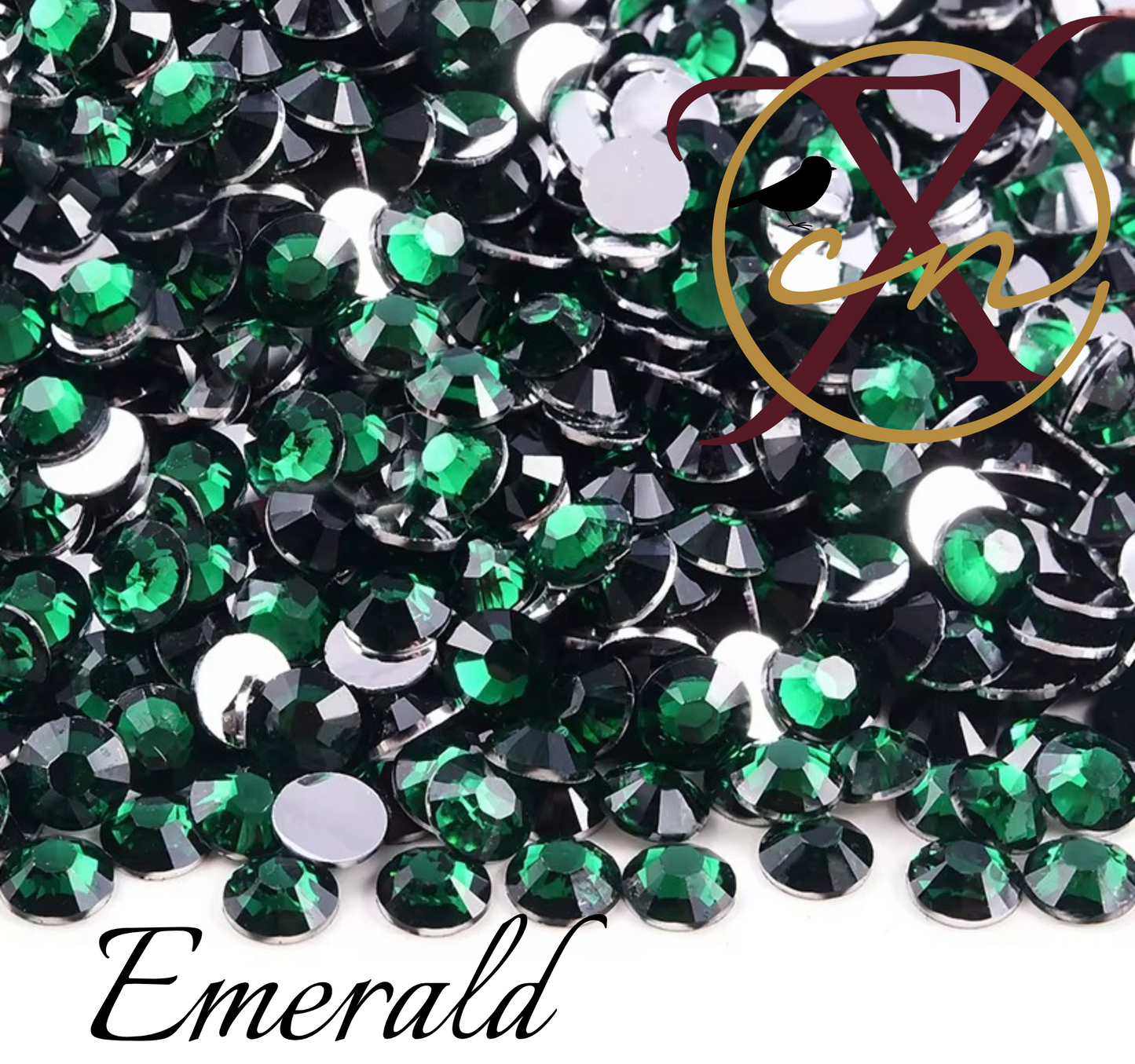 Silver Back Resin Rhinestones