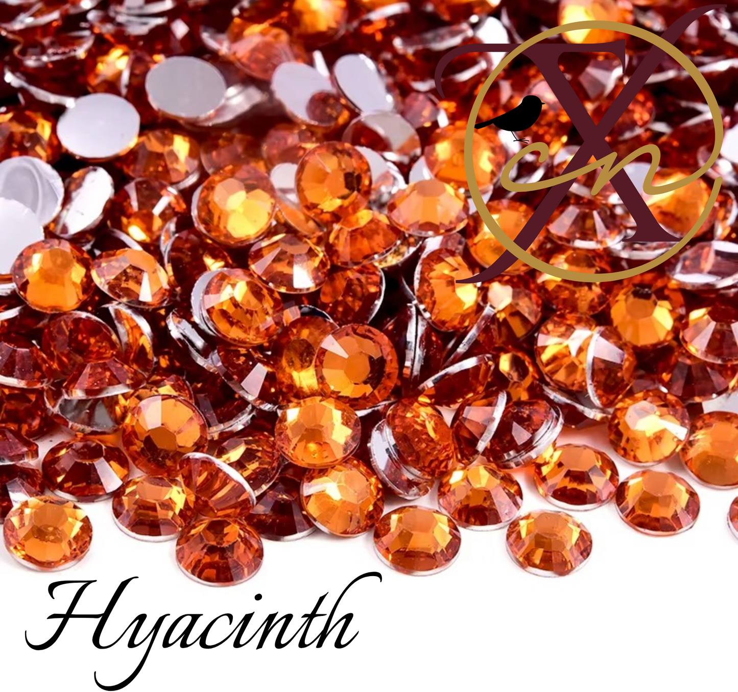 Silver Back Resin Rhinestones