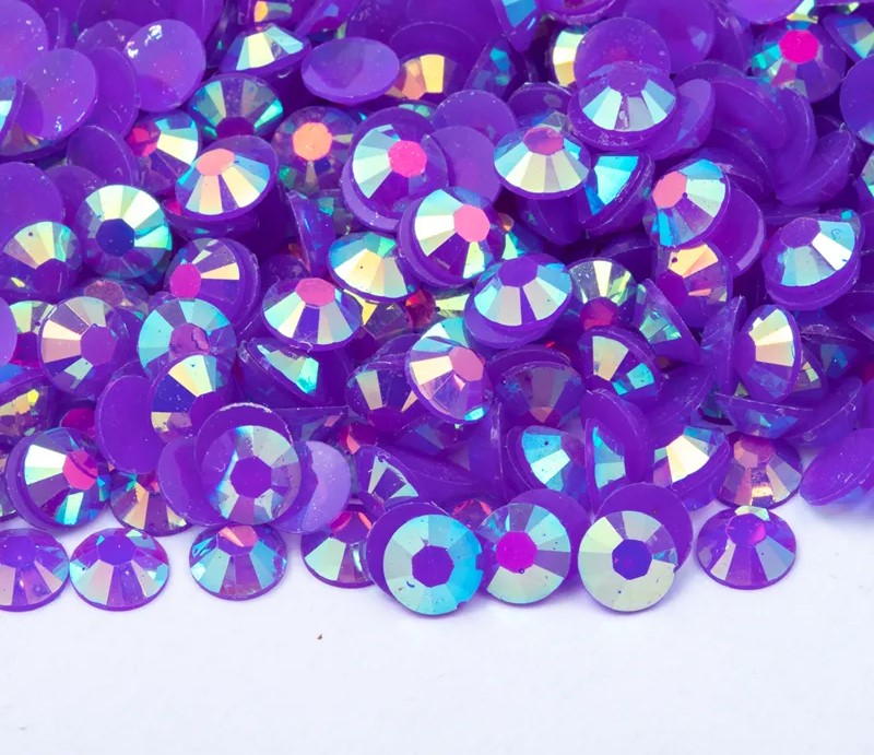 Jelly AB Resin Rhinestones