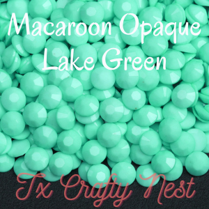 Macaroon Opaque Resin Rhinestones