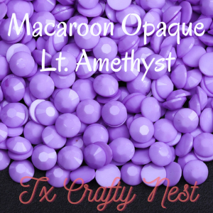 Macaroon Opaque Resin Rhinestones