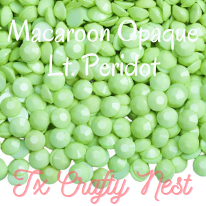 Macaroon Opaque Resin Rhinestones