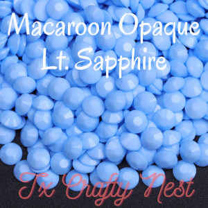 Macaroon Opaque Resin Rhinestones