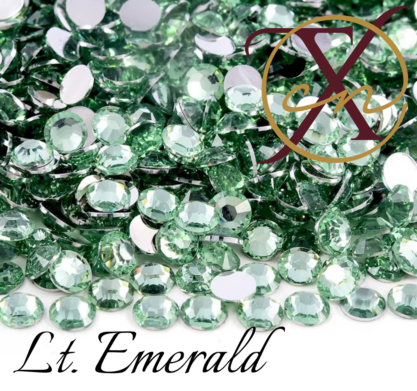Silver Back Resin Rhinestones