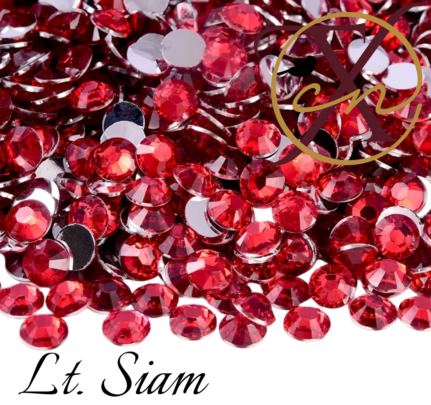 Silver Back Resin Rhinestones