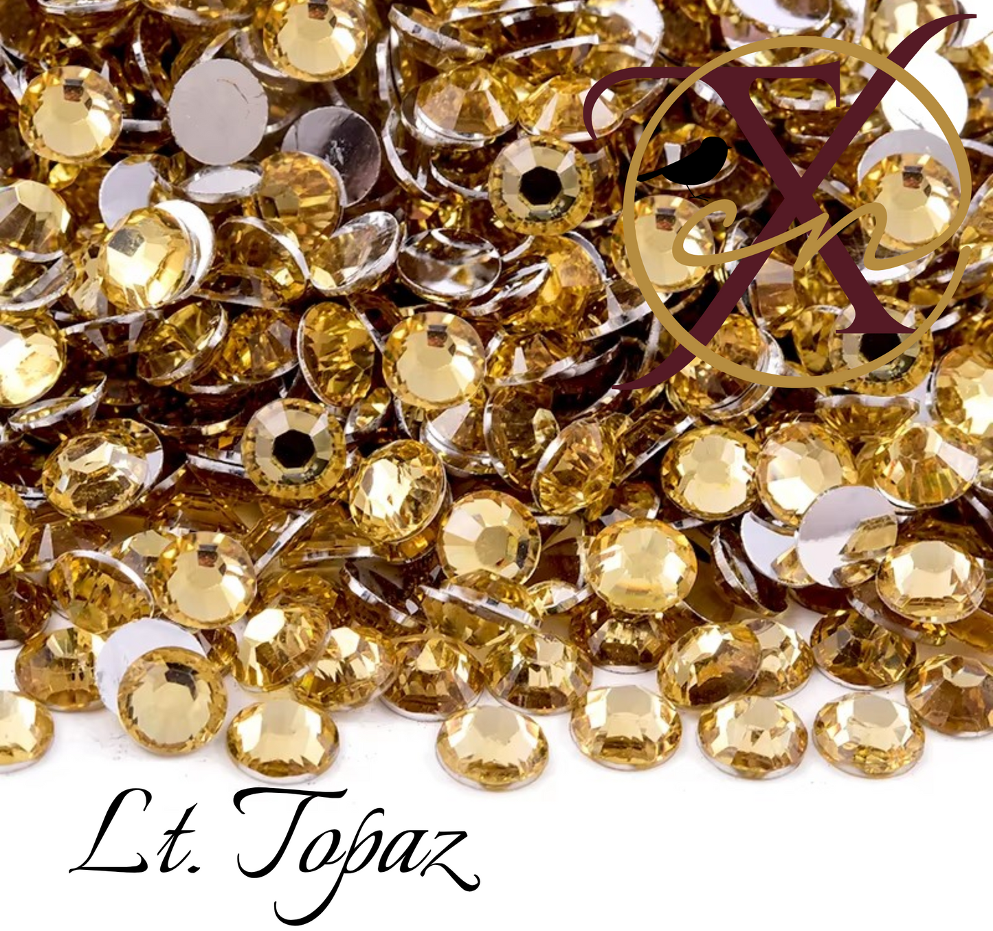 Silver Back Resin Rhinestones