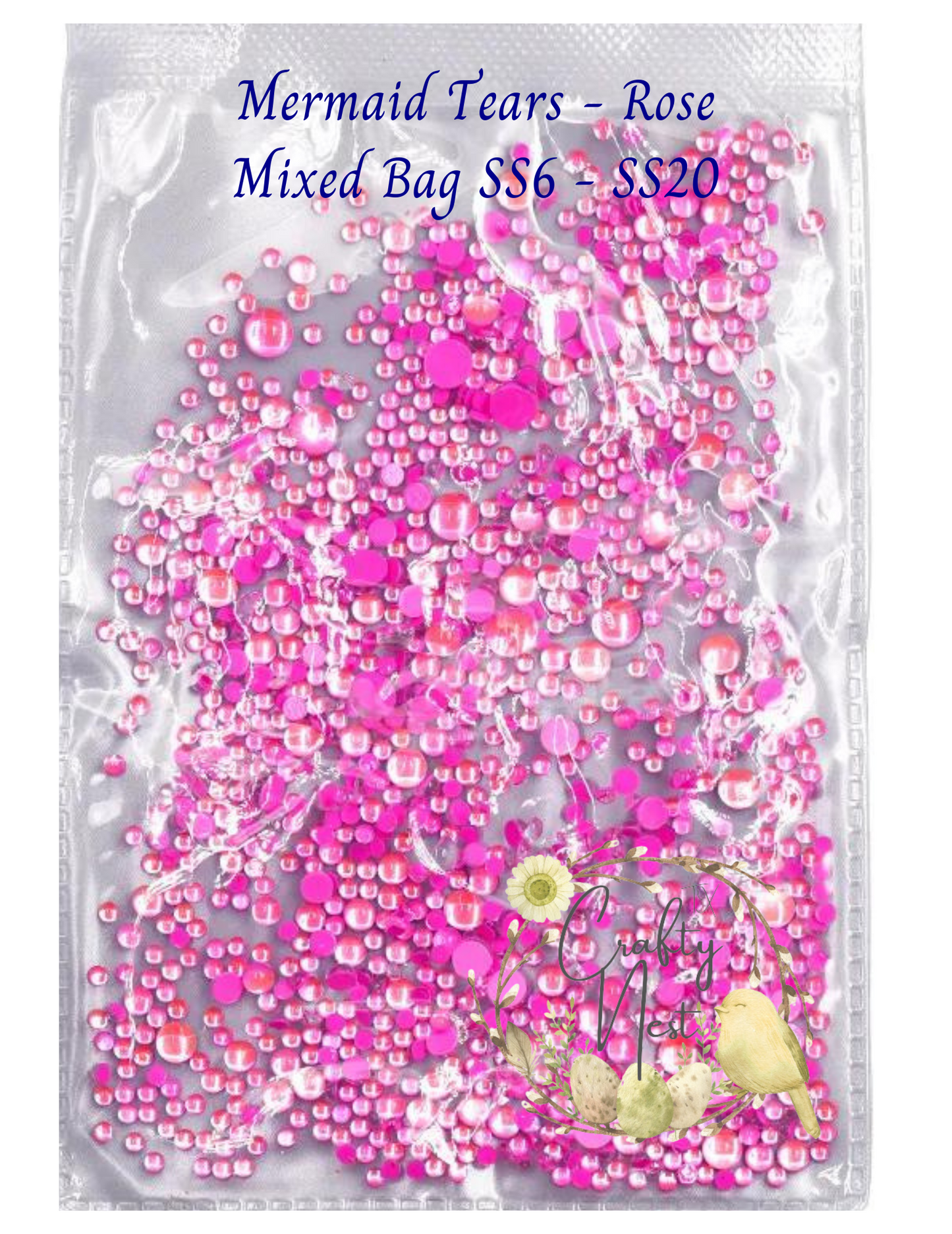 Mermaid Tears Glass Rhinestones