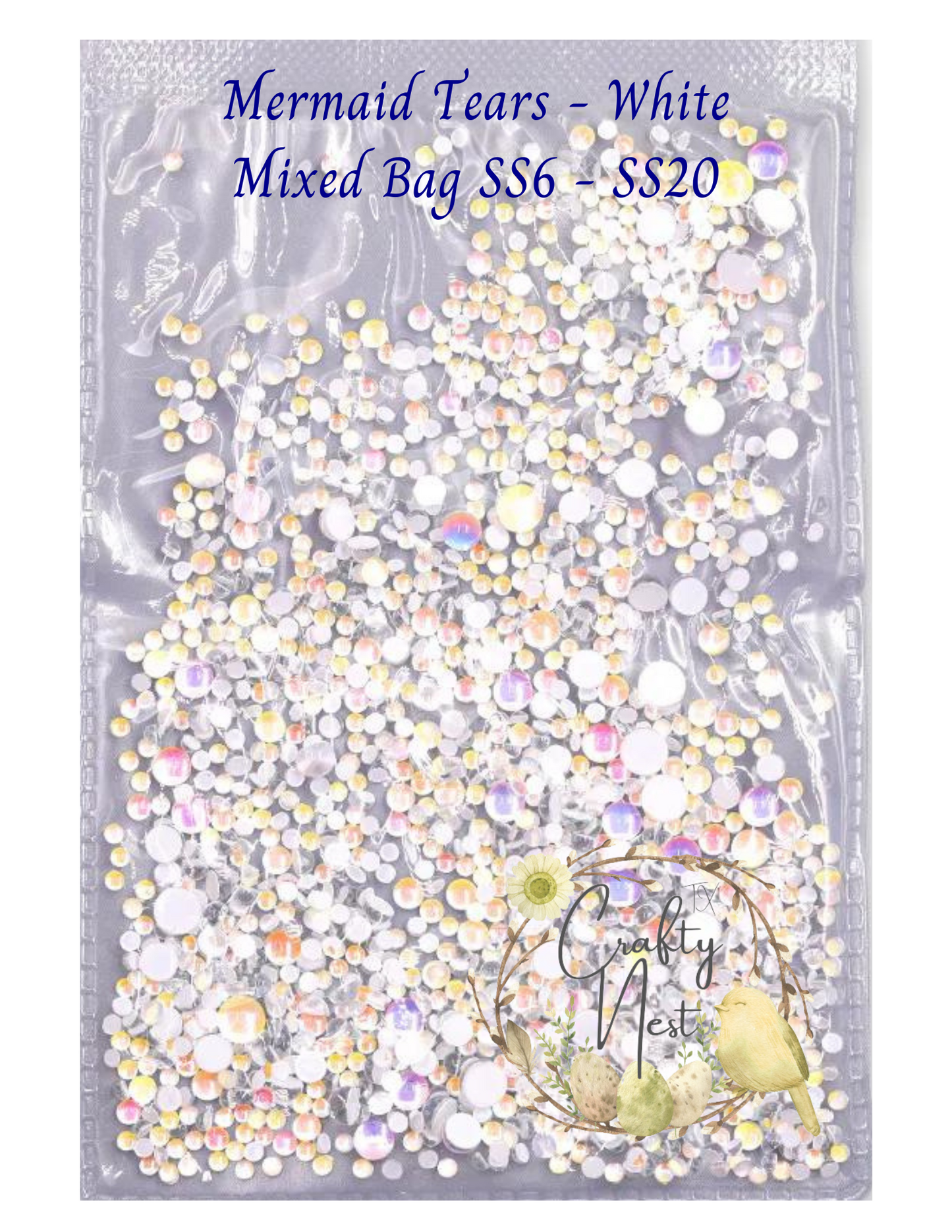 Mermaid Tears Glass Rhinestones