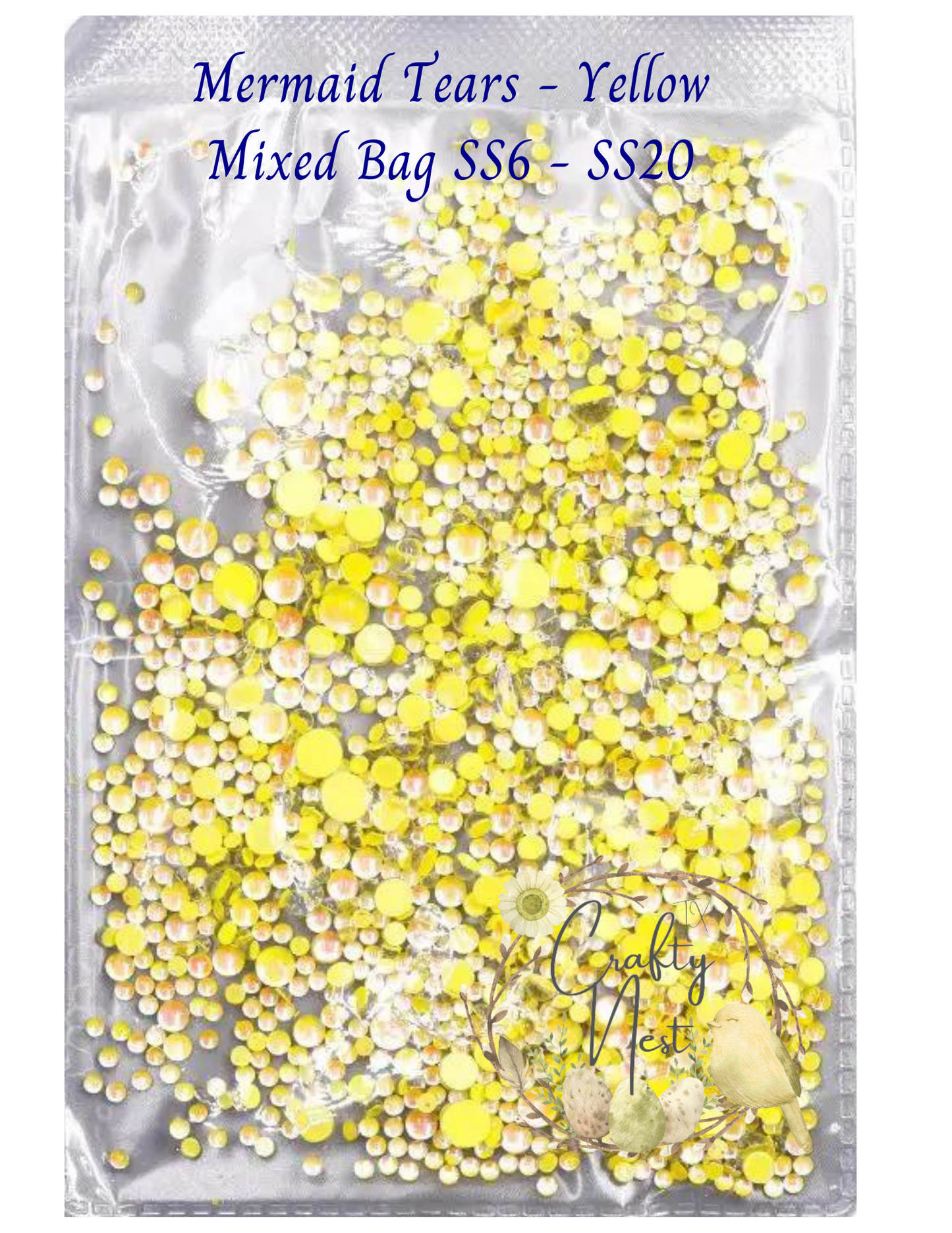 Mermaid Tears Glass Rhinestones