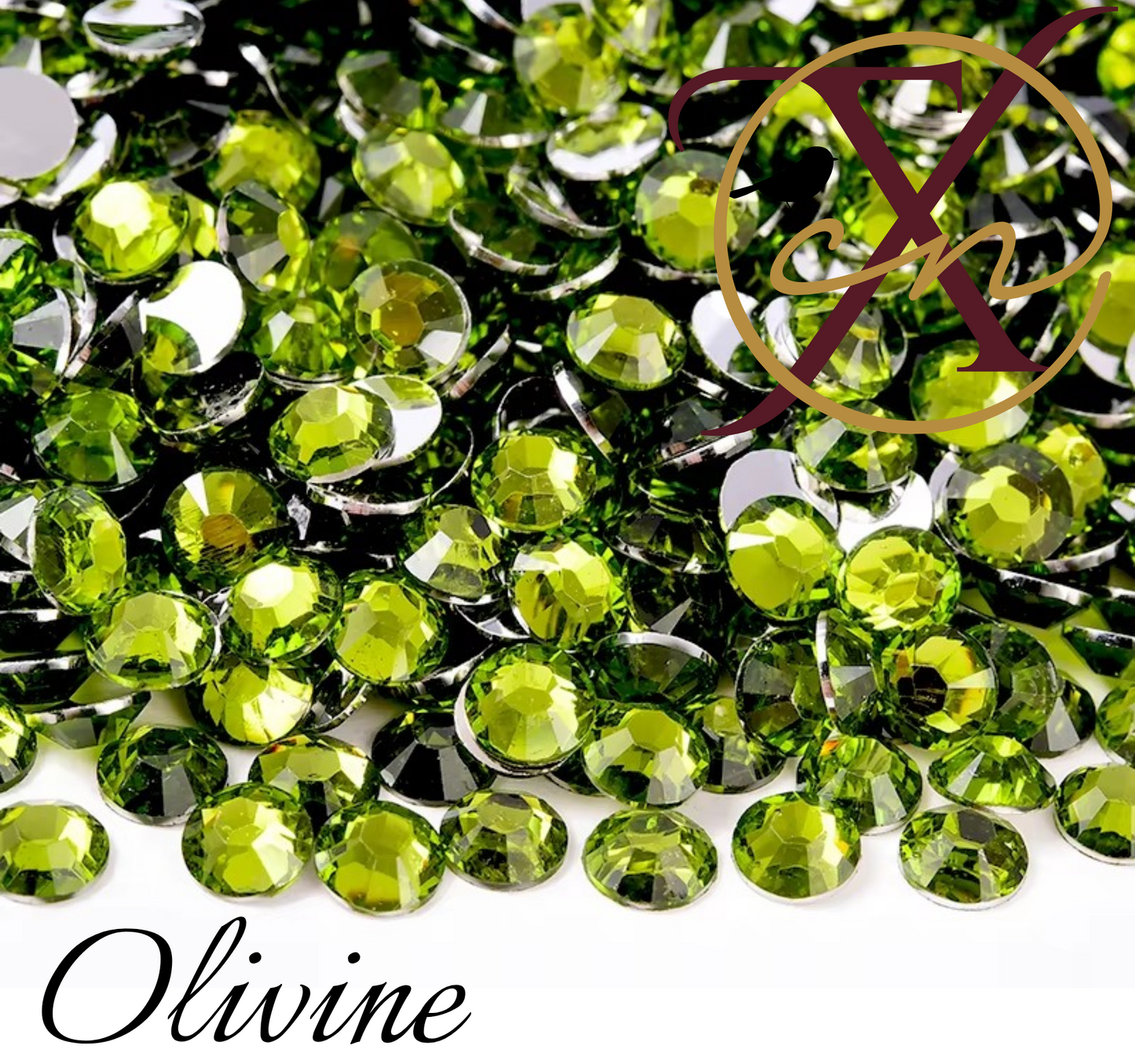Silver Back Resin Rhinestones