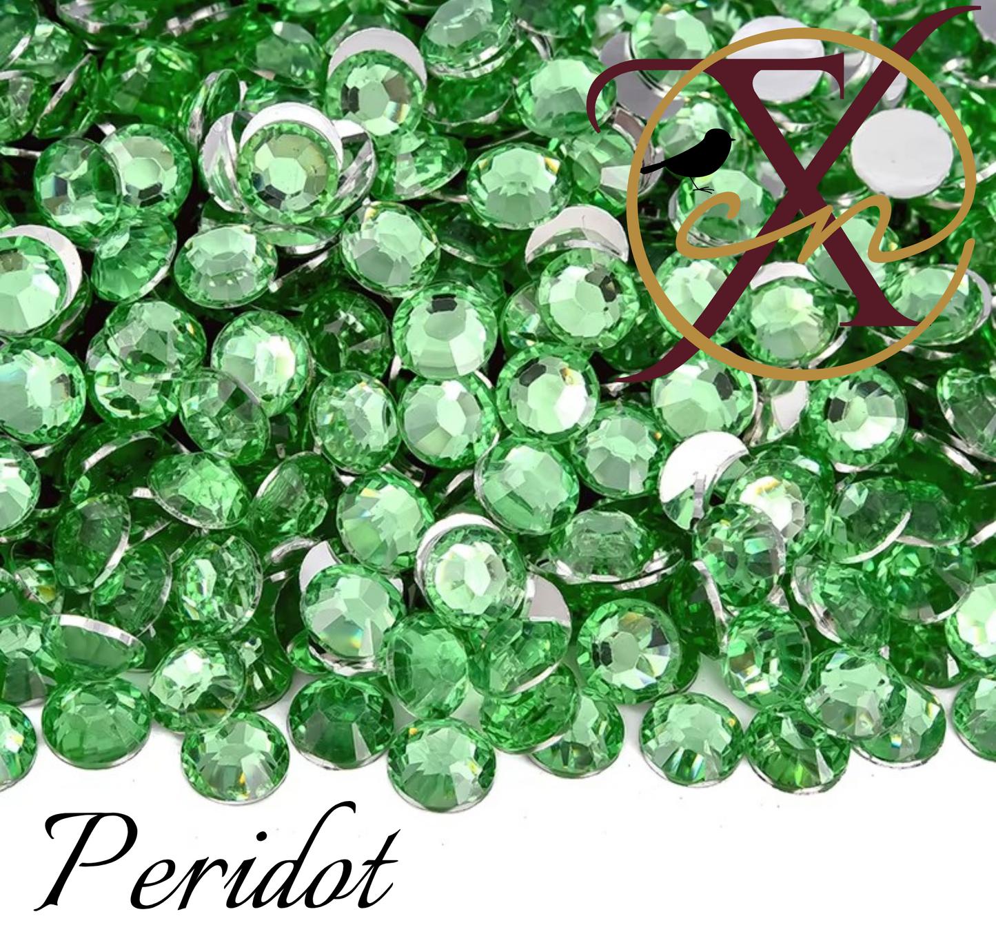 Silver Back Resin Rhinestones
