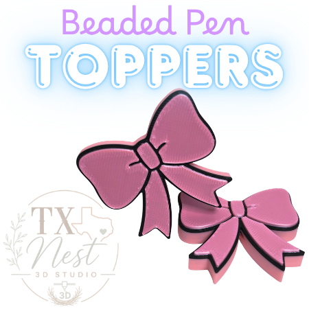 BEADED PEN TOPPERS