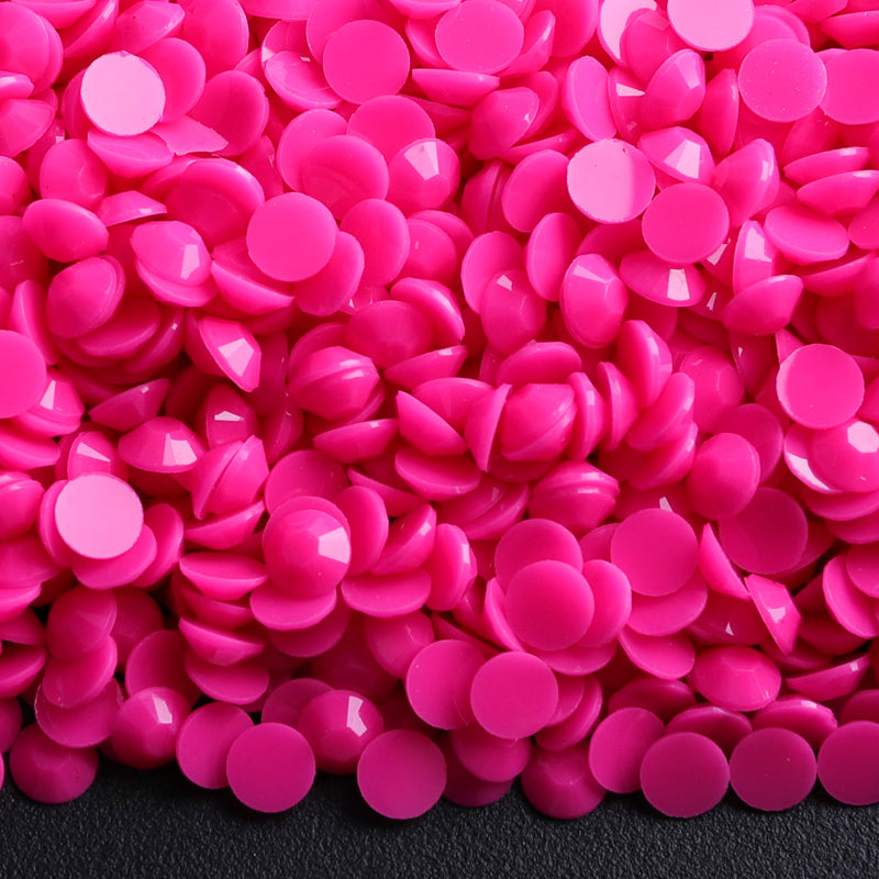 Jelly Solid Resin Rhinestones