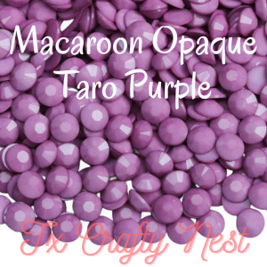 Macaroon Opaque Resin Rhinestones