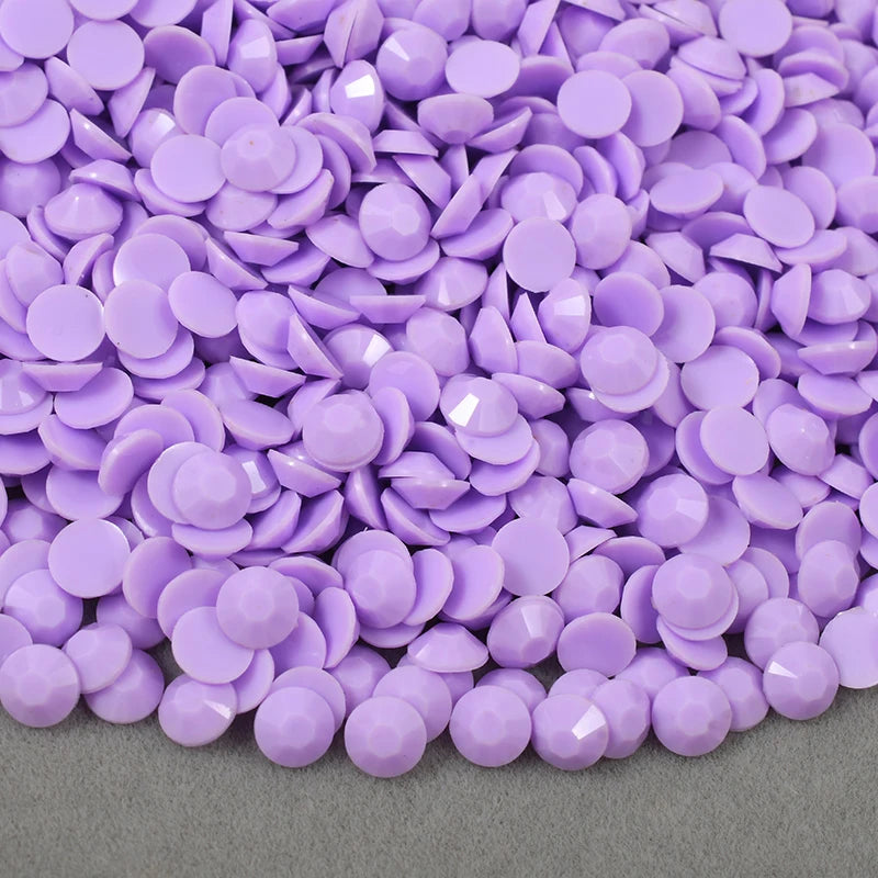 Jelly Solid Resin Rhinestones
