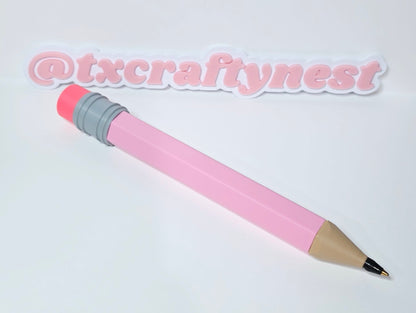 3D Printed Pencil Style Pen