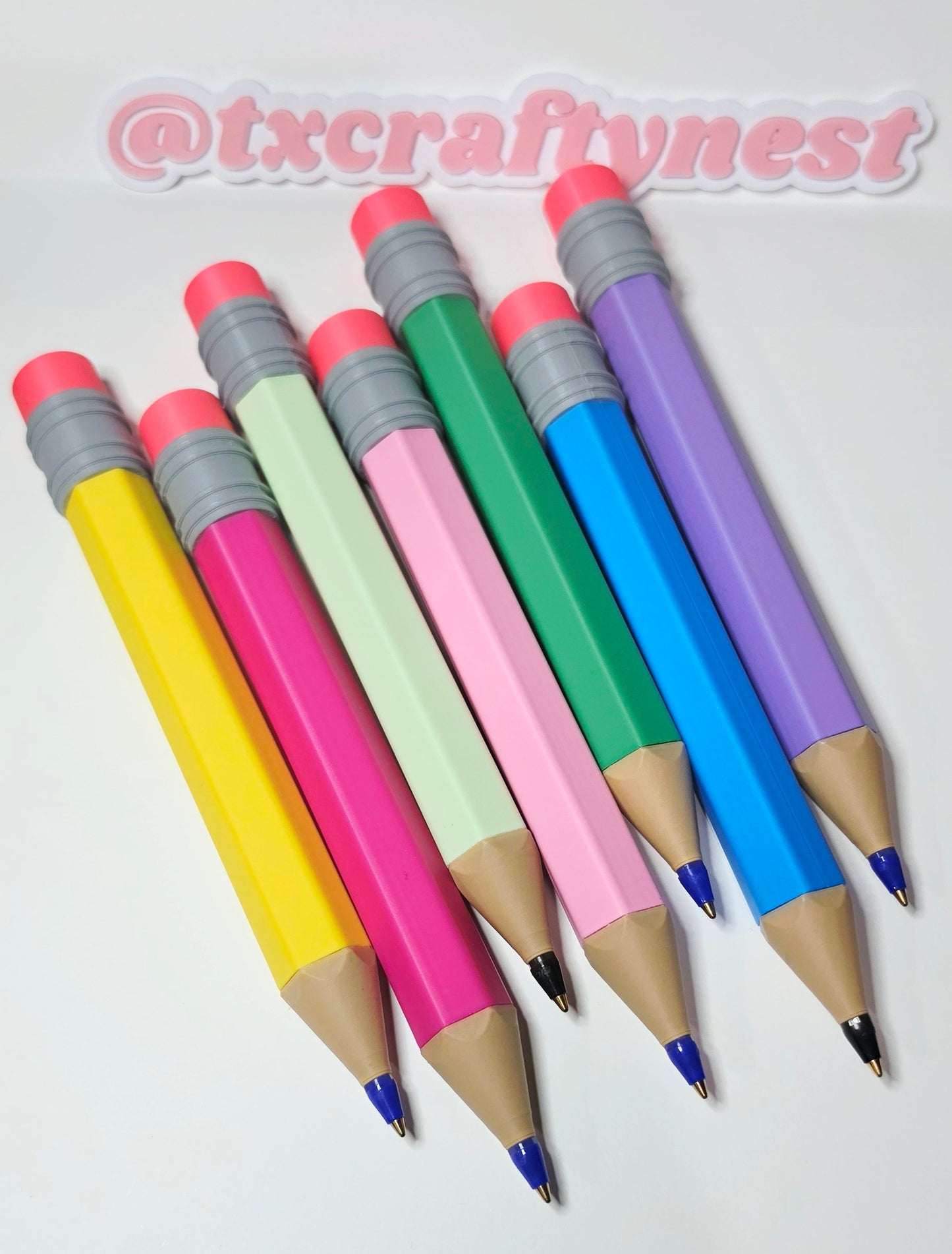 3D Printed Pencil Style Pen