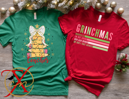 DTF Custom Holiday Shirt
