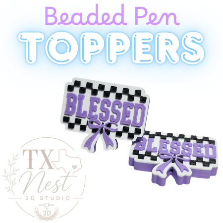 BEADED PEN TOPPERS