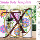 4mm Candy Dots Rhinestone Tumbler Template