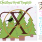 4mm Christmas Forest Rhinestone Tumbler Template