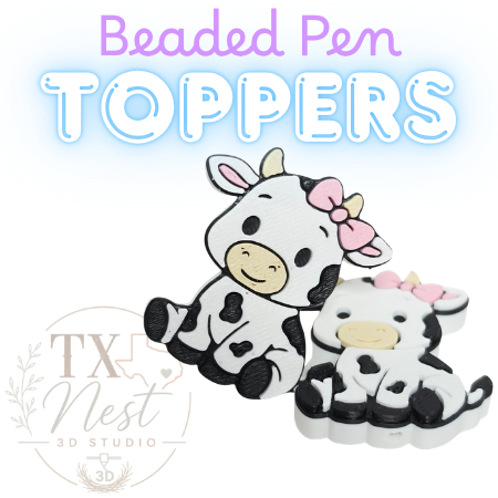 BEADED PEN TOPPERS