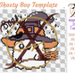 4mm Ghosty Boo Rhinestone Tumbler Template