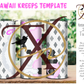 4mm Kawaii Kreeps Rhinestone Tumbler Template