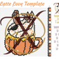 4mm Latte Love Rhinestone Tumbler Template