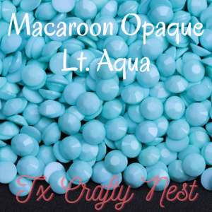 Macaroon Opaque Resin Rhinestones