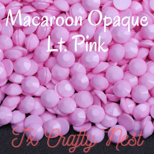 Macaroon Opaque Resin Rhinestones