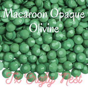 Macaroon Opaque Resin Rhinestones