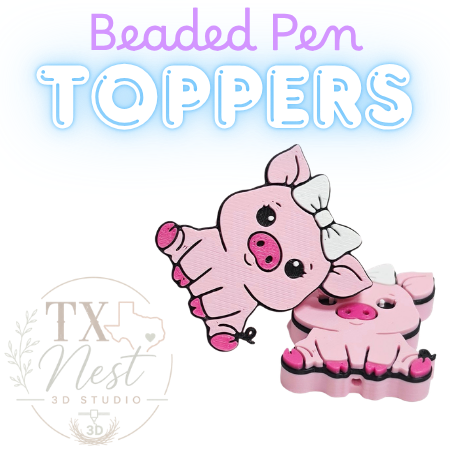 BEADED PEN TOPPERS