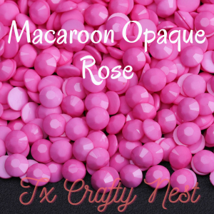 Macaroon Opaque Resin Rhinestones