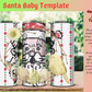 4mm Santa Baby Rhinestone Tumbler Template