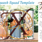 4mm Squash Squad Rhinestone Tumbler Template